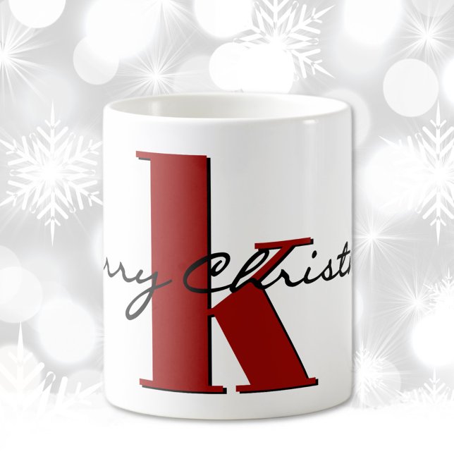 Caneca De Café Nome, Janeiro Garnet Birthstone | Feliz Natal (Criador carregado)