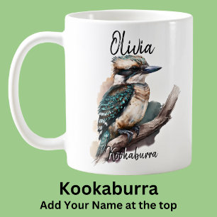 Caneca De Café Nome Kookaburra Australian Bird Animal