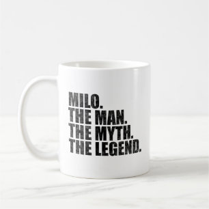 Caneca De Café Nome Milo, Milo O Homem O Mito A Lenda
