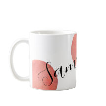 Nome Moderno Bolinhas de Aquarela Dourada Grande R