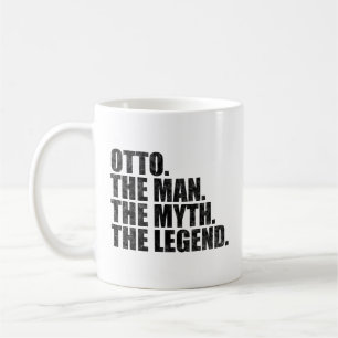 Caneca De Café Nome Otto, Otto O Homem O Mito A Lenda