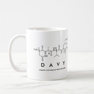 Caneca De Café Nome peptídico avy mug