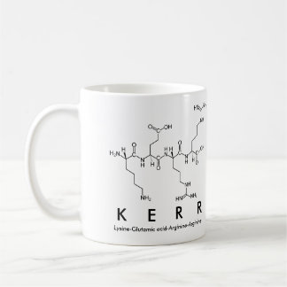 Caneca De Café Nome peptídico Kerr mug