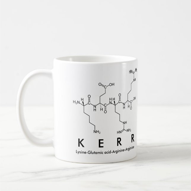 Caneca De Café Nome peptídico Kerr mug (Esquerda)