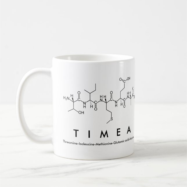 Caneca De Café Nome peptídico Timea mug (Esquerda)