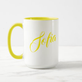 Caneca de Café Nome Personalizado