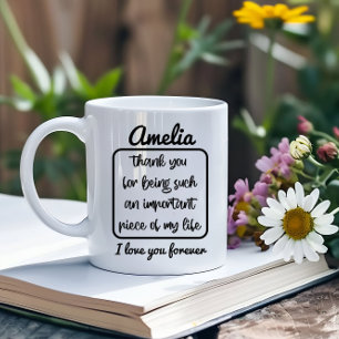 Caneca De Café Nome Personalizado Aniversário Oferta Ideia Engraç