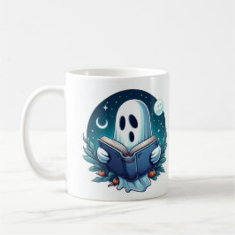 Caneca De Café Nome personalizado assustador leitura fantasma do 