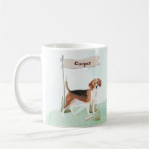 Nome personalizado Beagle Pet Dog