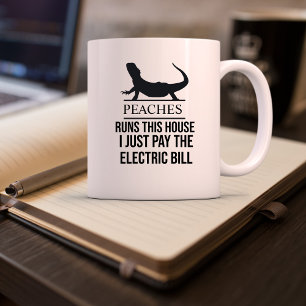 Caneca De Café Nome Personalizado Citação do Proprietário do Drag
