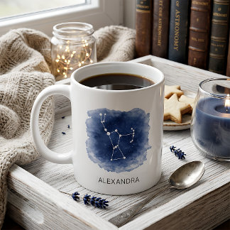 Caneca De Café Nome Personalizado da Constelação de Órion