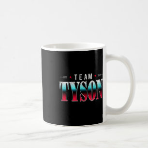 Caneca De Café Nome Personalizado da Família Tyson Tyson Vintage