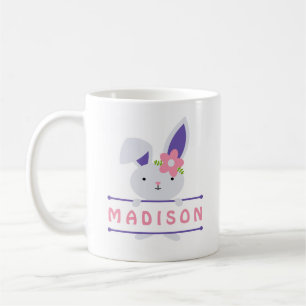 Caneca De Café Nome Personalizado Da Rapariga Da Páscoa Bonita
