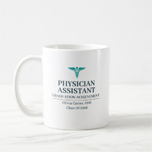 Caneca De Café Nome Personalizado de Assistente Médico Desde Ano