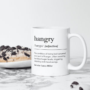 Caneca De Café Nome personalizado de definição enfurecido