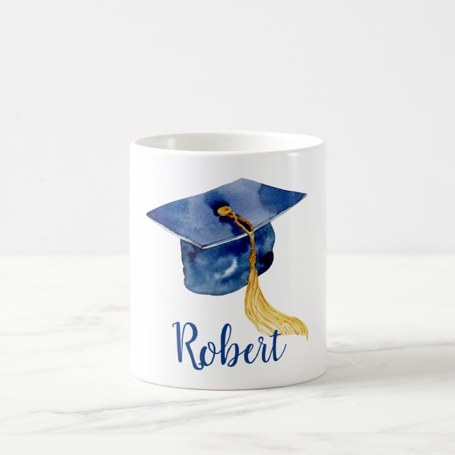 Caneca De Café Nome personalizado de graduação Coffee Mug (Centro)