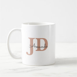 Caneca De Café Nome Personalizado de Graduação JD do Advogado Cut
