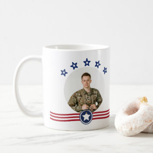 Caneca De Café Nome Personalizado de Mug do Dia de Veteranos Pers