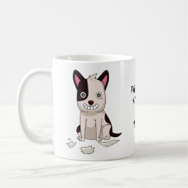 Caneca De Café Nome personalizado do Cachorro engraçado & mudas d
