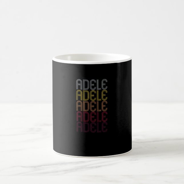 Caneca De Café Nome Personalizado do Nome da Adele Presente (Centro)