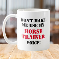 Nome personalizado do treinador equestre engraçado