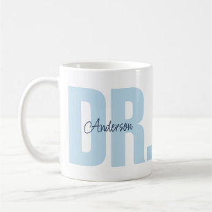 Caneca De Café Nome Personalizado Doutor PhD Formatura