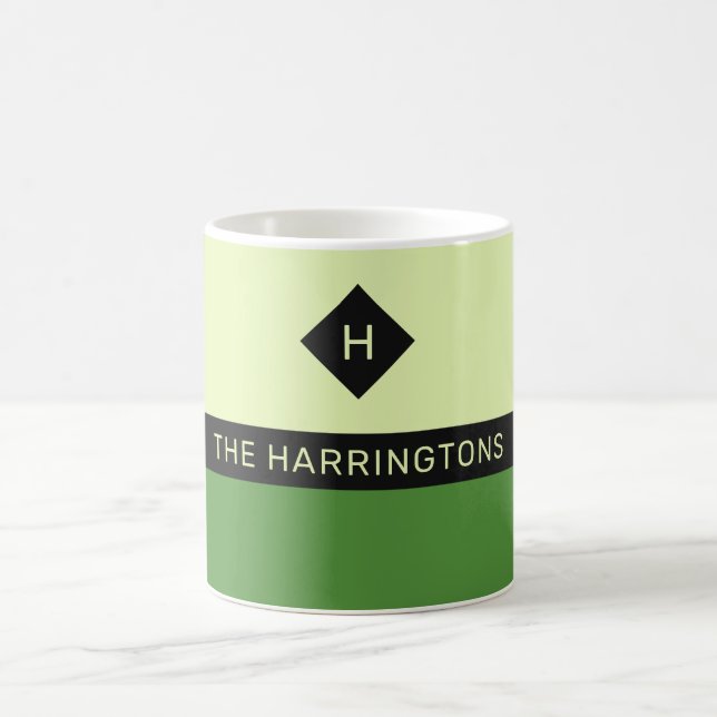 Caneca De Café Nome personalizado e canetas monograma (Centro)