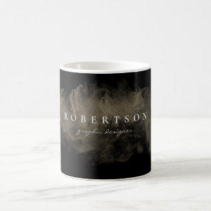 Caneca De Café Nome personalizado e Dourada turva luxuosa da carr