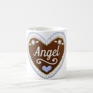 Caneca De Café Nome Personalizado Engraçado Gingerpão Cookies Cor