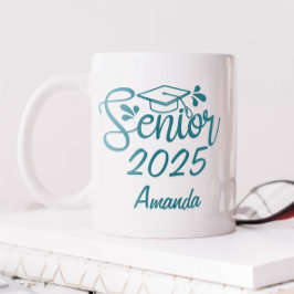 Caneca De Café Nome Personalizado Graduado