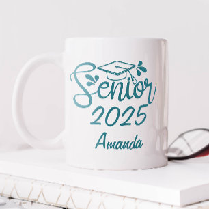 Caneca De Café Nome Personalizado Graduado
