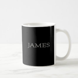 Caneca De Café Nome Personalizado James