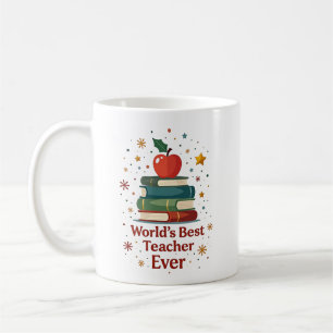 Caneca De Café Nome Personalizado – Melhor Professor do Mundo