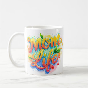 Caneca De Café Nome personalizado Mug da Mãe - Desenho inspirado