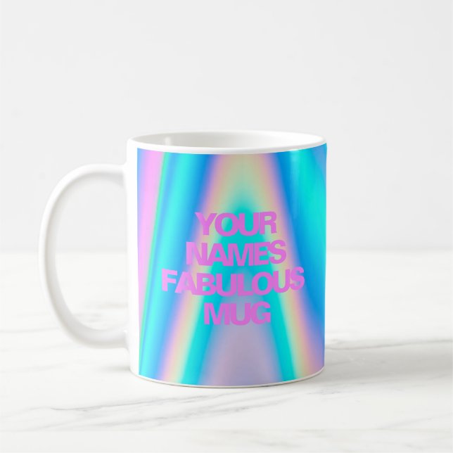 Caneca De Café Nome Personalizado Mug Faboloso (Esquerda)