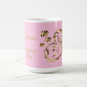 Caneca De Café Nome personalizado Olivia Papais noeis de Fogueira