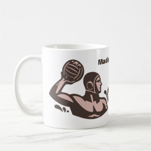 Caneca De Café Nome Personalizado Pólo Aquático
