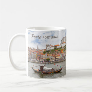 Caneca De Café Nome Personalizado Porto Portugal