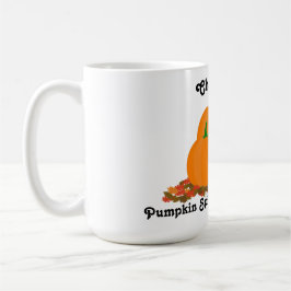 Caneca De Café Nome Personalizado Pumpkin Especializa Tudo