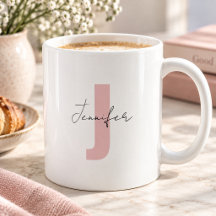Nome personalizado Rosa cor-de-rosa suave Na moda