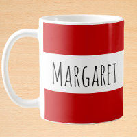 Nome Personalizado Vermelho Personalizado