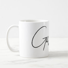 Caneca De Café Nome Personalizável 