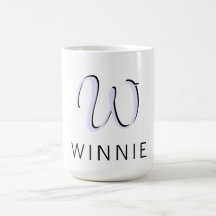 Nome preto Elegante da lavanda | Moderno