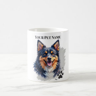Caneca De Café Nome Simples Moderno e Design Personalizado de Fot