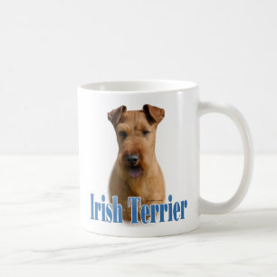 Caneca De Café Nome Terrier irlandês