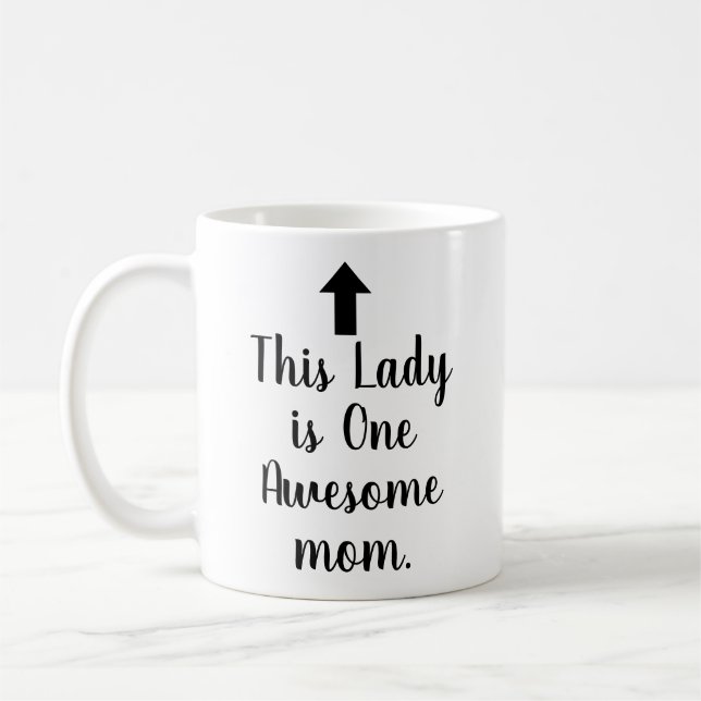 CANECA DE CAFÉ NOME & TEXTO PERSONALIZADO ENGRAÇADO SIMPLES ELEGA (Esquerda)