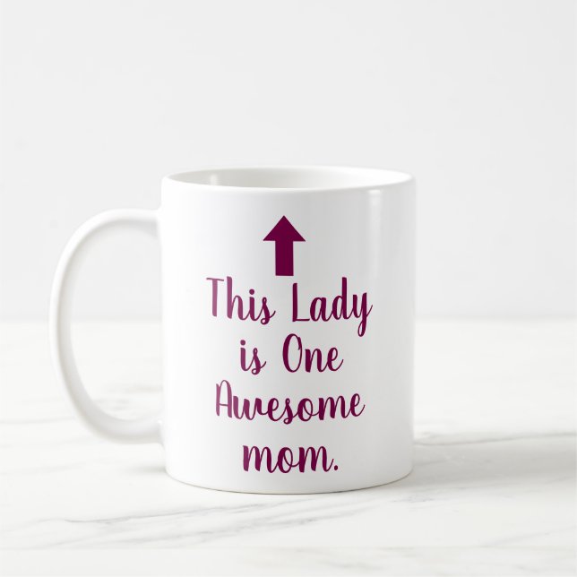 CANECA DE CAFÉ NOME & TEXTO PERSONALIZADO ENGRAÇADO SIMPLES ELEGA (Esquerda)