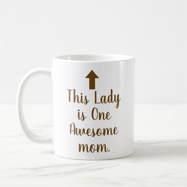 CANECA DE CAFÉ NOME & TEXTO PERSONALIZADO ENGRAÇADO SIMPLES ELEGA (Esquerda)
