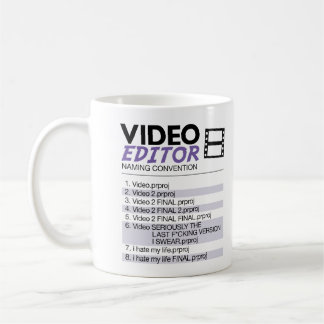 Caneca De Café Nomeação do arquivo dos editores