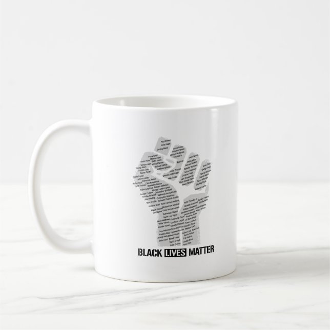 CANECA DE CAFÉ NOMES BLM (Esquerda)